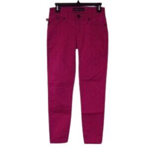 ROCK & REPUBLIC Dark Pink / Wine Colored Pants
